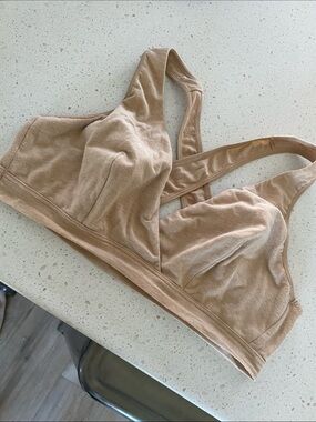 Playtex Wireless Bralette in Beige cross over wrap